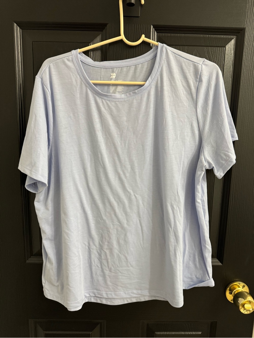 Women’s Light Blue Short Sleeve Crew Neck Shirt